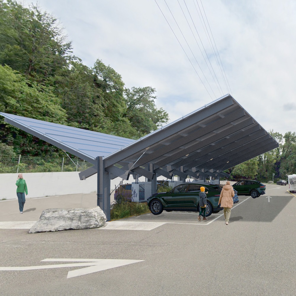 PV Carport Butterfly