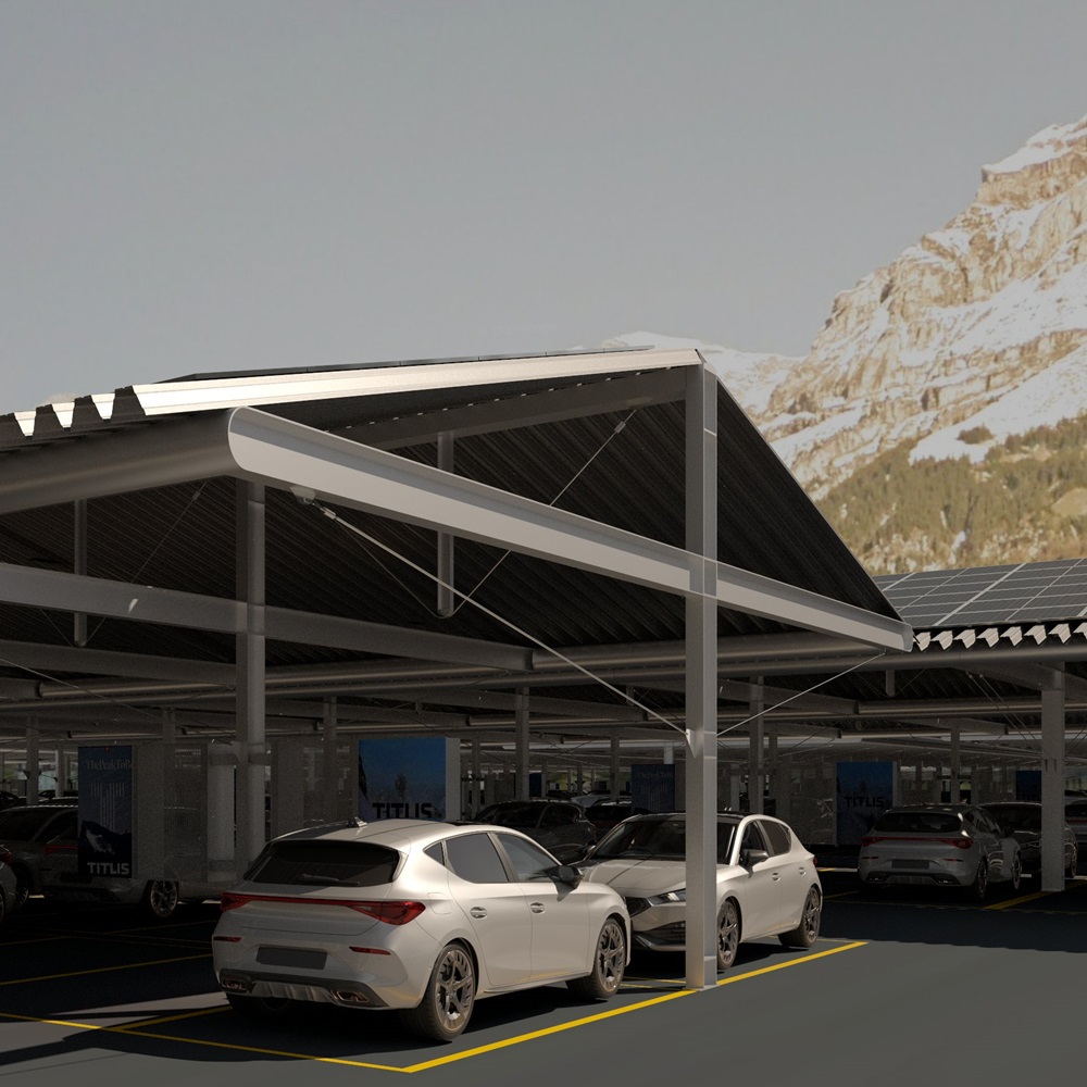 PV Carport Schirm